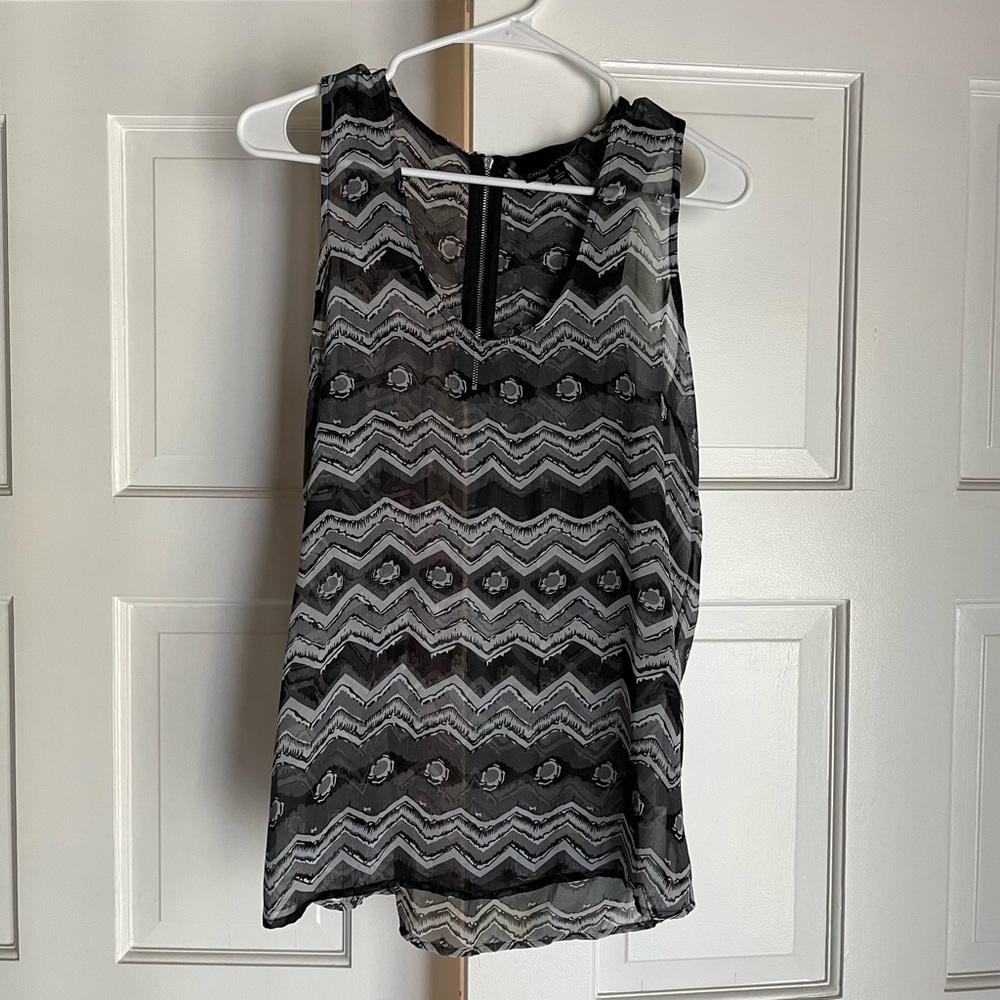 Sheer Cynthia Rowley tank top